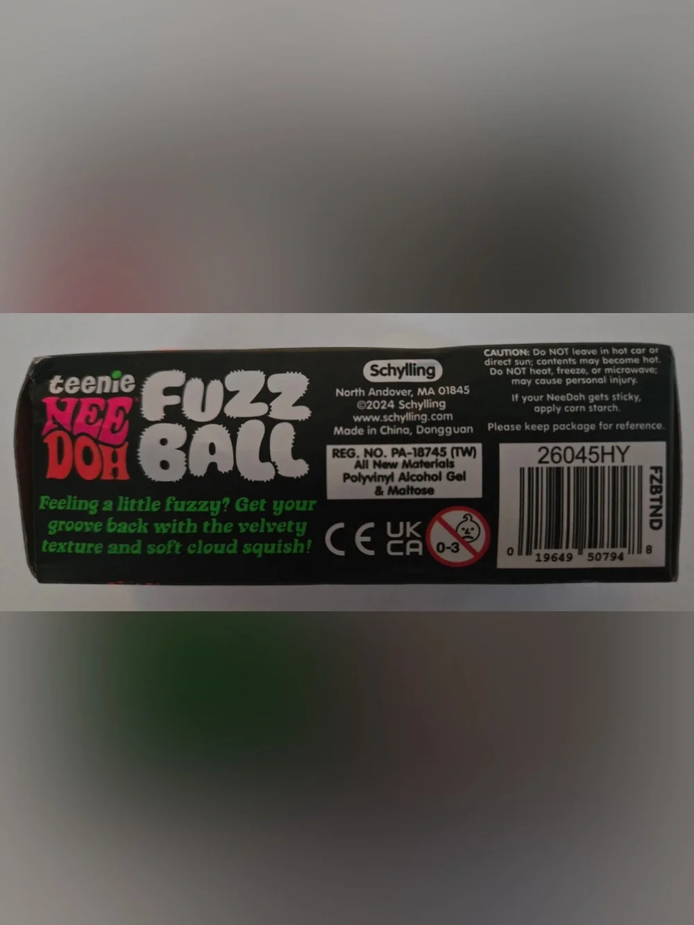 NeeDoh Teenie Fuzz Ball 3 Pack